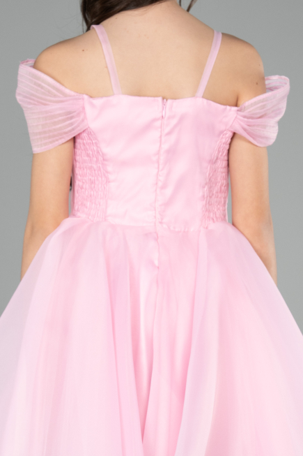 Short Pink Girl Dress ABK2566