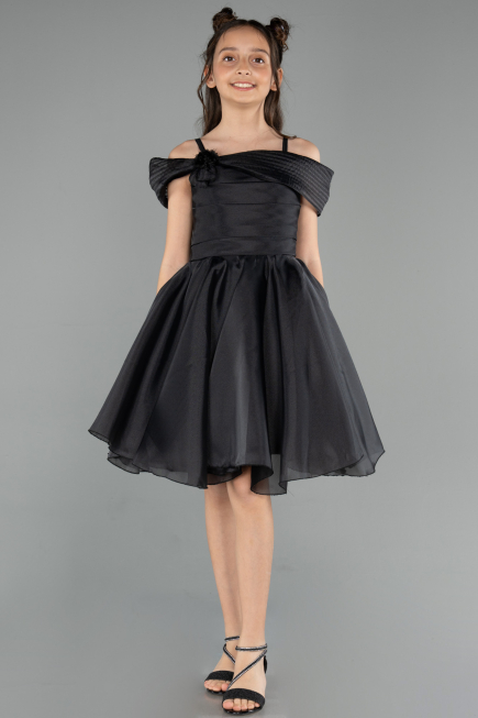Short Black Girl Dress ABK2566