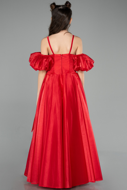Long Red Girl Dress ABU5912