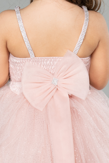 Short Rose Colored Girl Dress ABK2569