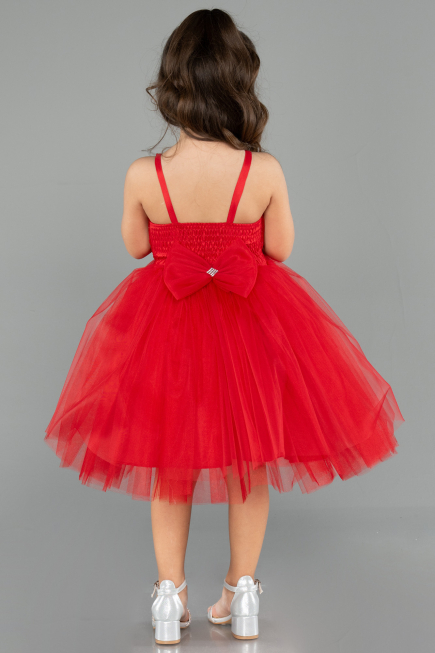 Short Red Girl Dress ABK2571