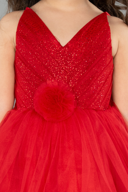 Short Red Girl Dress ABK2571