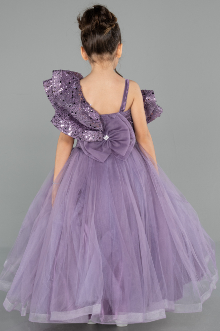 Long Lila Kid Wedding Dress ABG180