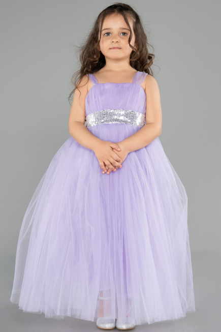Lila Long Girl Dress ABU3031
