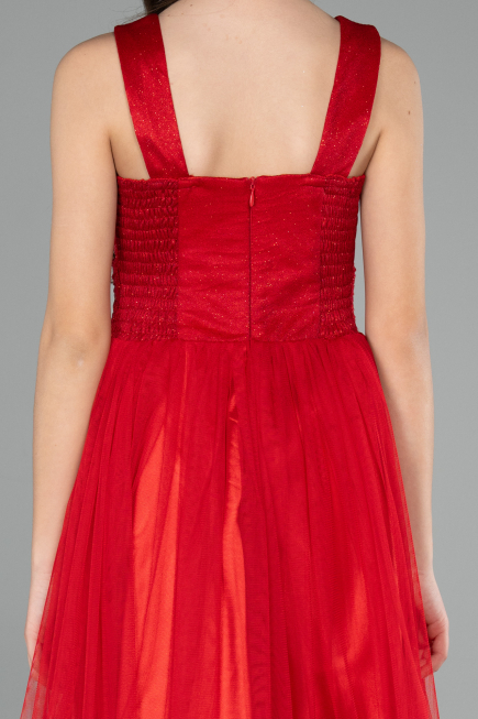 Long Red Girl Dress ABU2447