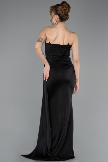 Long Black Prom Gown ABU5746