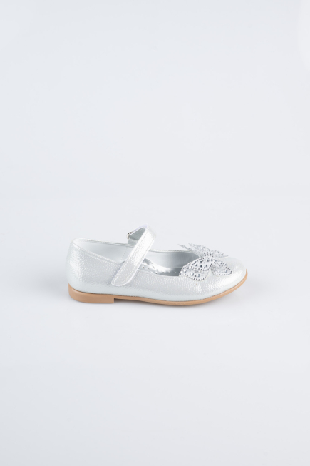 Silver Crystal Flat Shoe OR3100