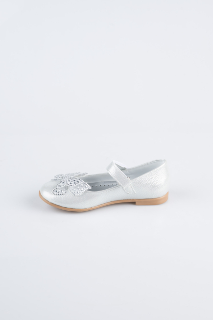 Silver Crystal Flat Shoe OR3100