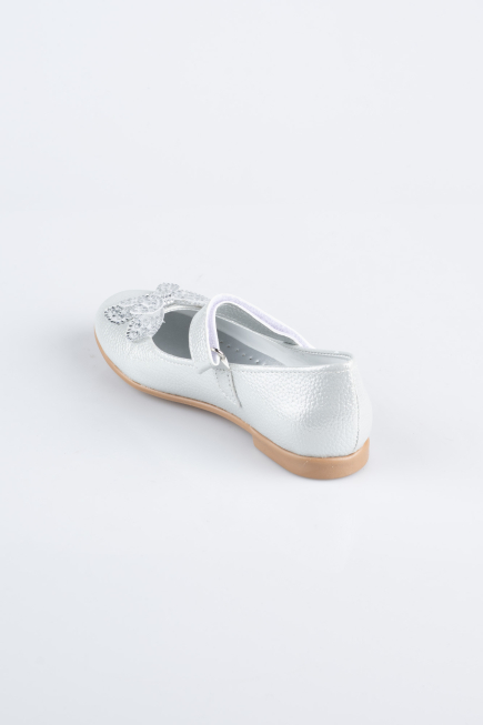 Silver Crystal Flat Shoe OR3100