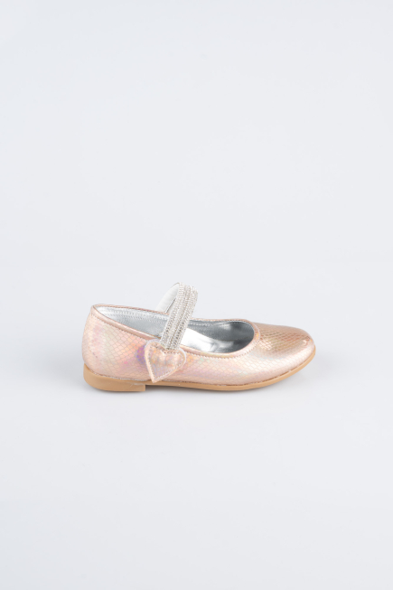 Powder Color Patterned Flat Shoe ORS3101