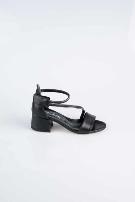 Black Leather Girl Dress SE796