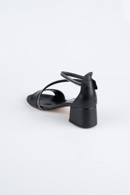 Black Leather Girl Dress SE796