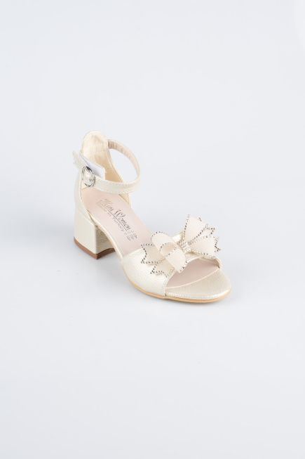 Gold Skin Kid Shoe SE712