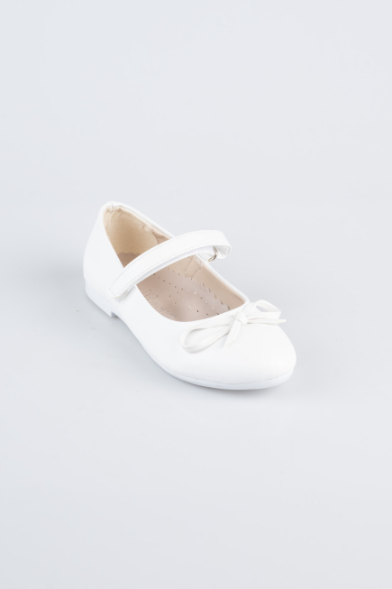 White Leather Kid Shoe SE201