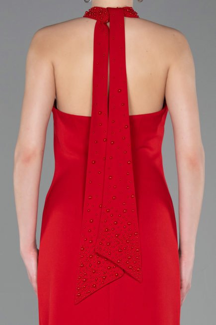 Long Red Prom Gown ABU5971