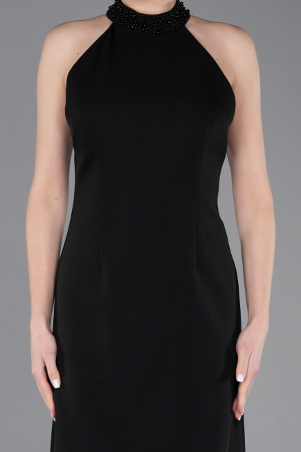 Long Black Prom Gown ABU5971