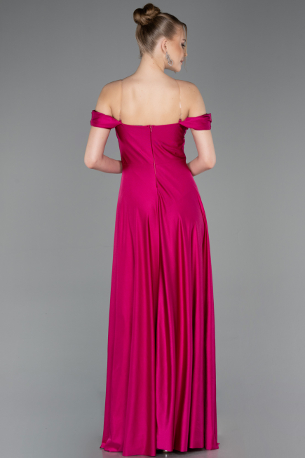 Long Fuchsia Prom Gown ABU5938
