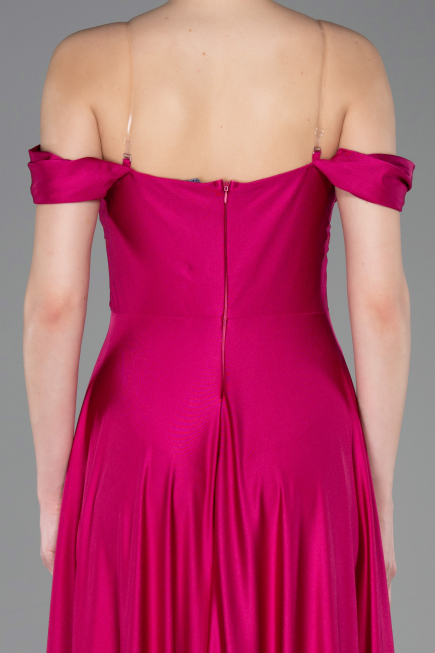 Long Fuchsia Prom Gown ABU5938