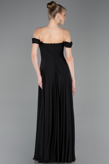Long Black Prom Gown ABU5938