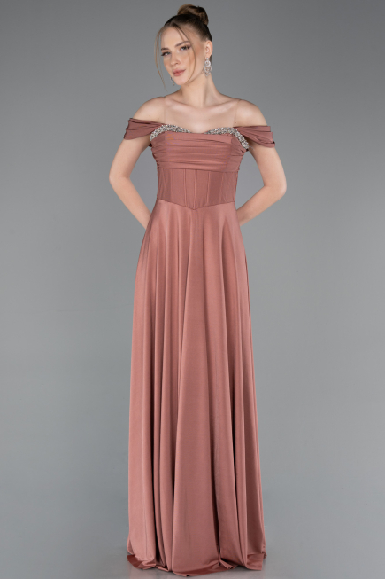 Long Onion Skin Prom Gown ABU5938