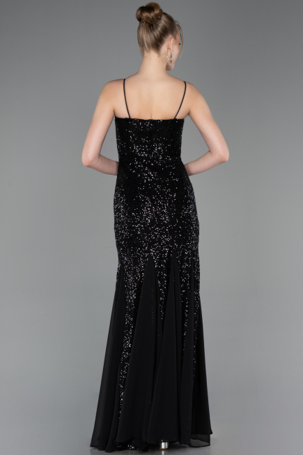 Long Black Mermaid Prom Dress ABU5939