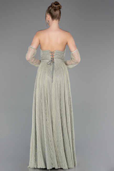 Long Mint Dantelle Evening Dress ABU5887