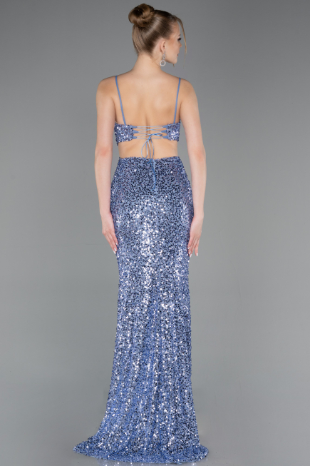 Long Indigo Prom Gown ABU5980