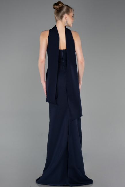 Long Navy Blue Evening Dress ABU5981