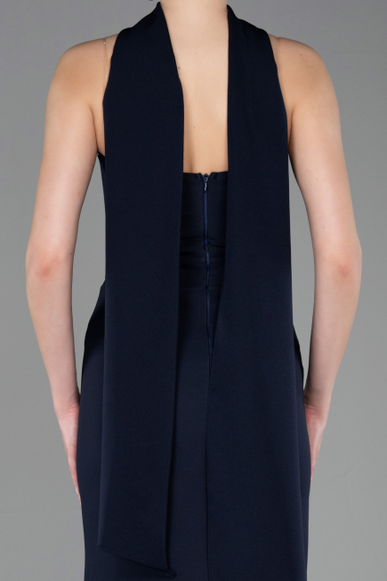 Long Navy Blue Evening Dress ABU5981