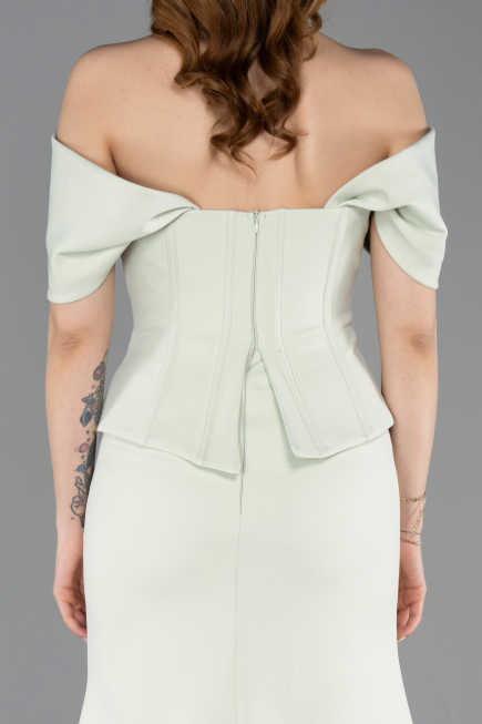 Long Mint Evening Dress ABU6002