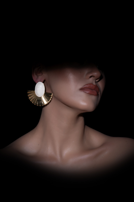 Pearl-Gold Earring DF1034