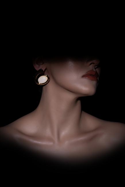 Pearl-Gold Earring DF1039