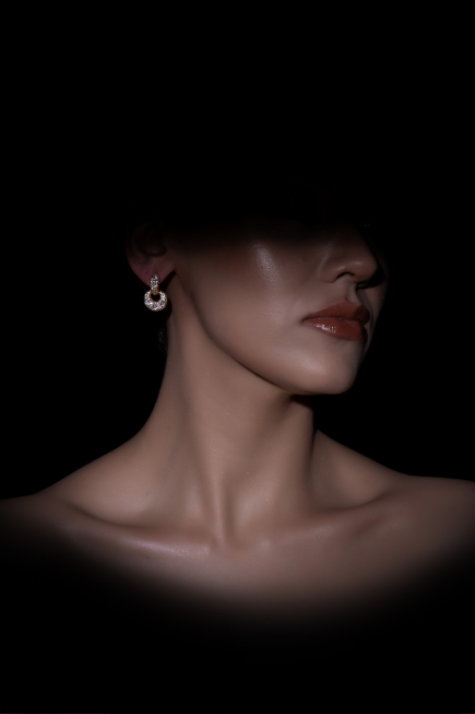Gold Earring DF1048