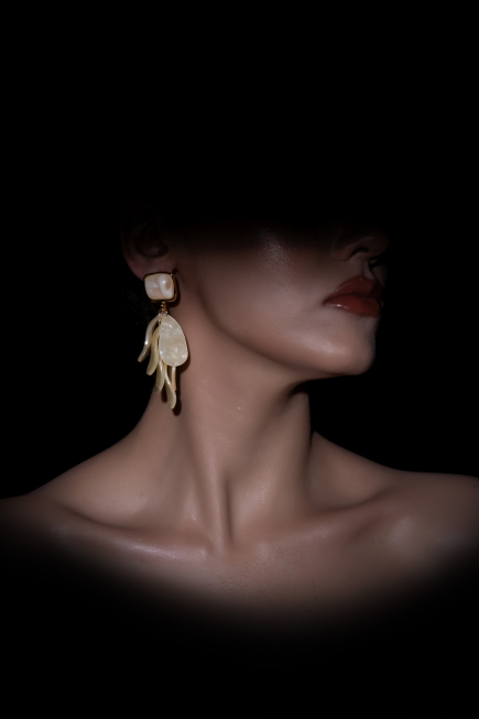 Pearl-Gold Earring DF1059