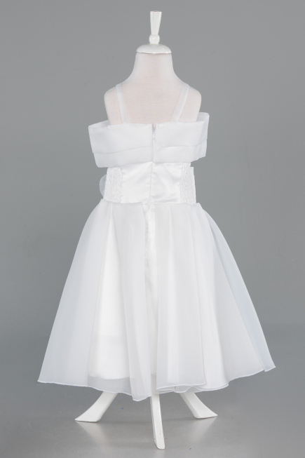 Short White Girl Dress ABK2565