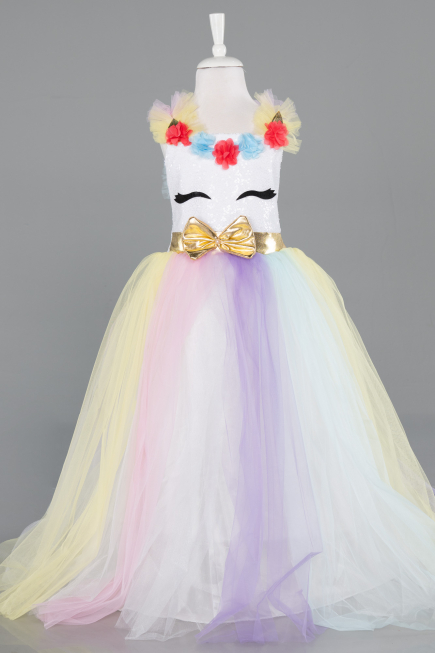 Long Rins Girl Dress ABU5909