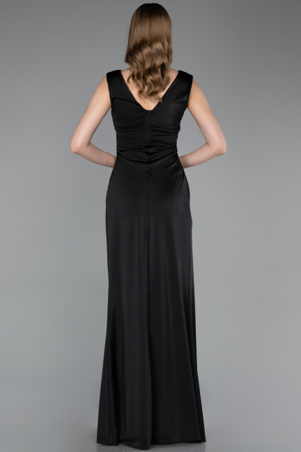 Long Black Prom Gown ABU6043