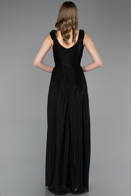Long Black Prom Gown ABU6045