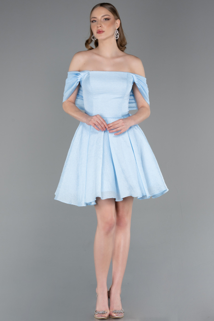 Short Light Blue Cocktail Dress ABK2604