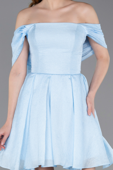 Short Light Blue Cocktail Dress ABK2604