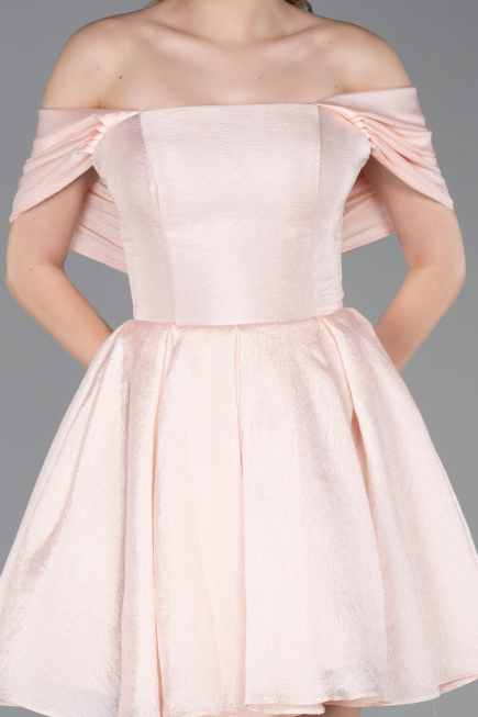 Short Powder Color Cocktail Dress ABK2604