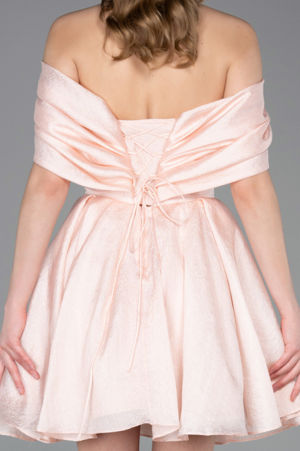 Short Powder Color Cocktail Dress ABK2604