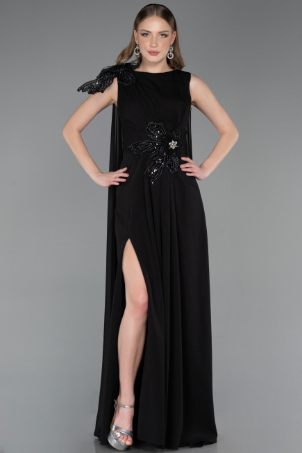 Long Black Evening Dress ABU6053