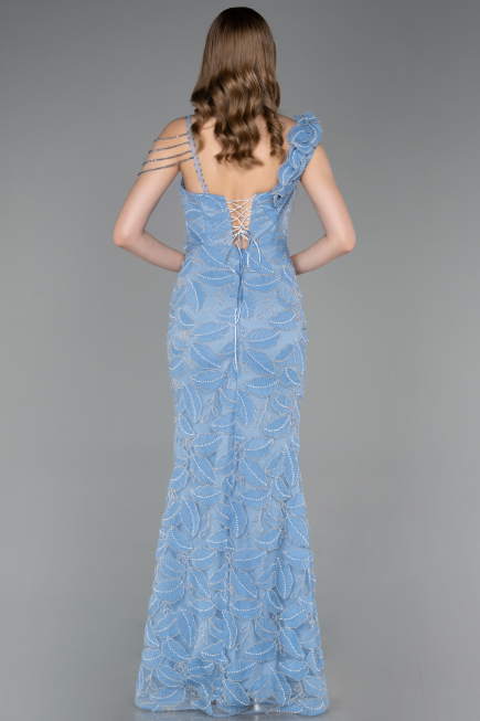 Long Indigo Evening Dress ABU6059