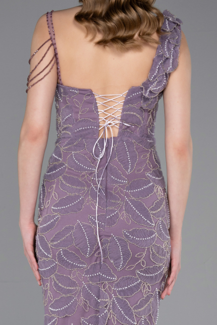 Long Lavender Evening Dress ABU6059
