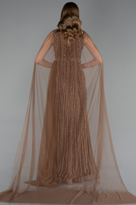 Long Copper Stony Evening Dress ABU6052