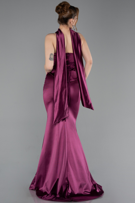Long Plum Prom Gown ABU6079