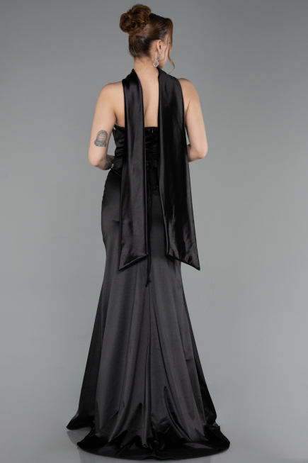 Long Black Prom Gown ABU6079