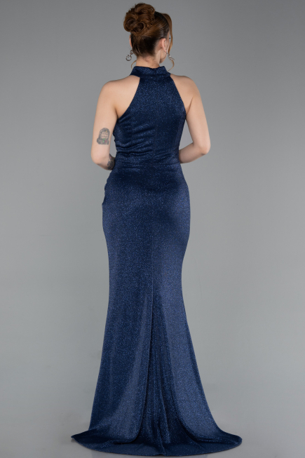 Long Navy Blue Evening Dress ABU6083