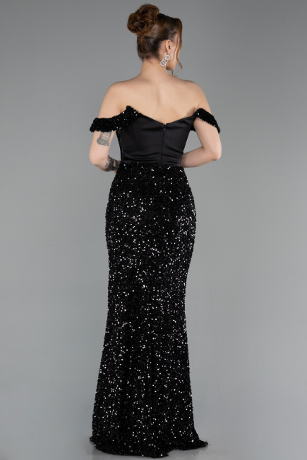 Long Black Evening Dress ABU6087